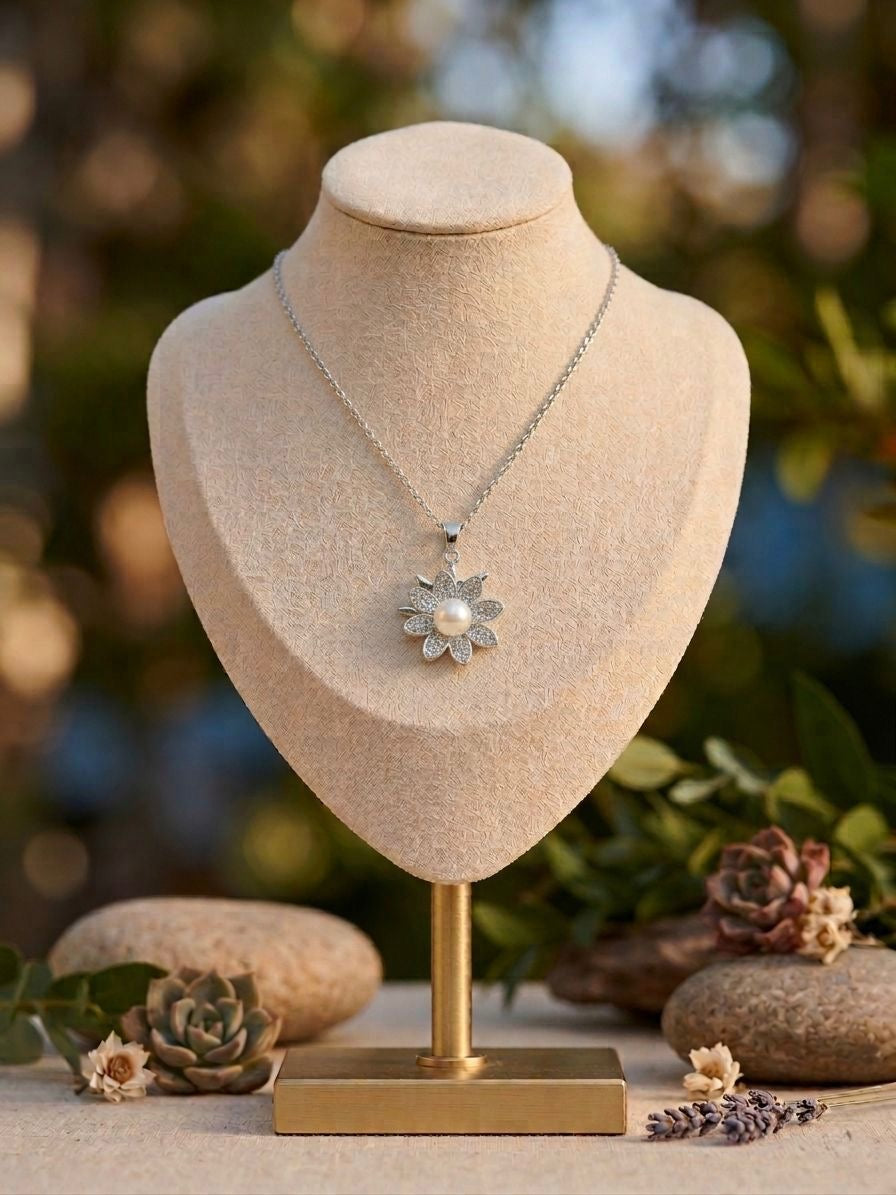 Collar Jardin Imperial plateado